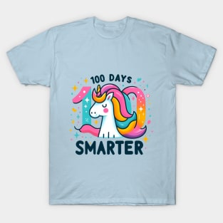 100 days smarter, proud unicorn T-Shirt